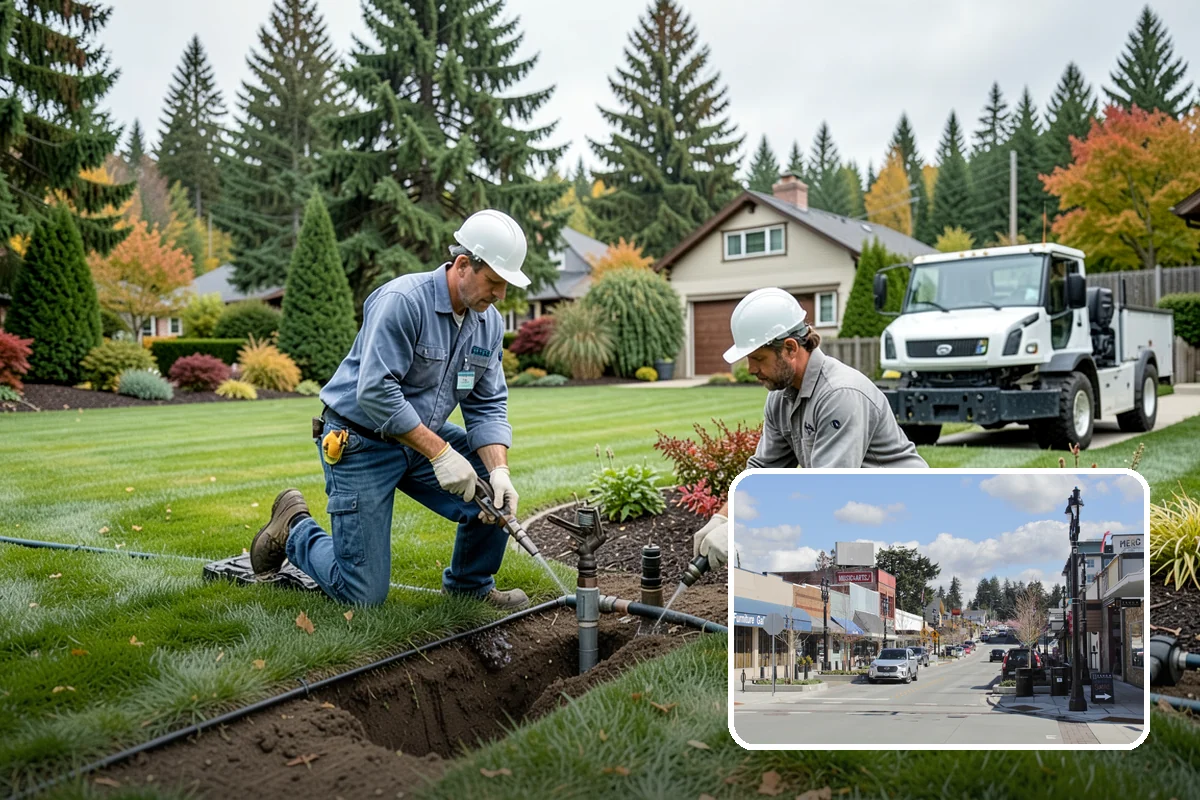 Garden Bed Renovation in Bothell, King County, WA - Corrects drainage problems caused by compacted clay and steady rainfall