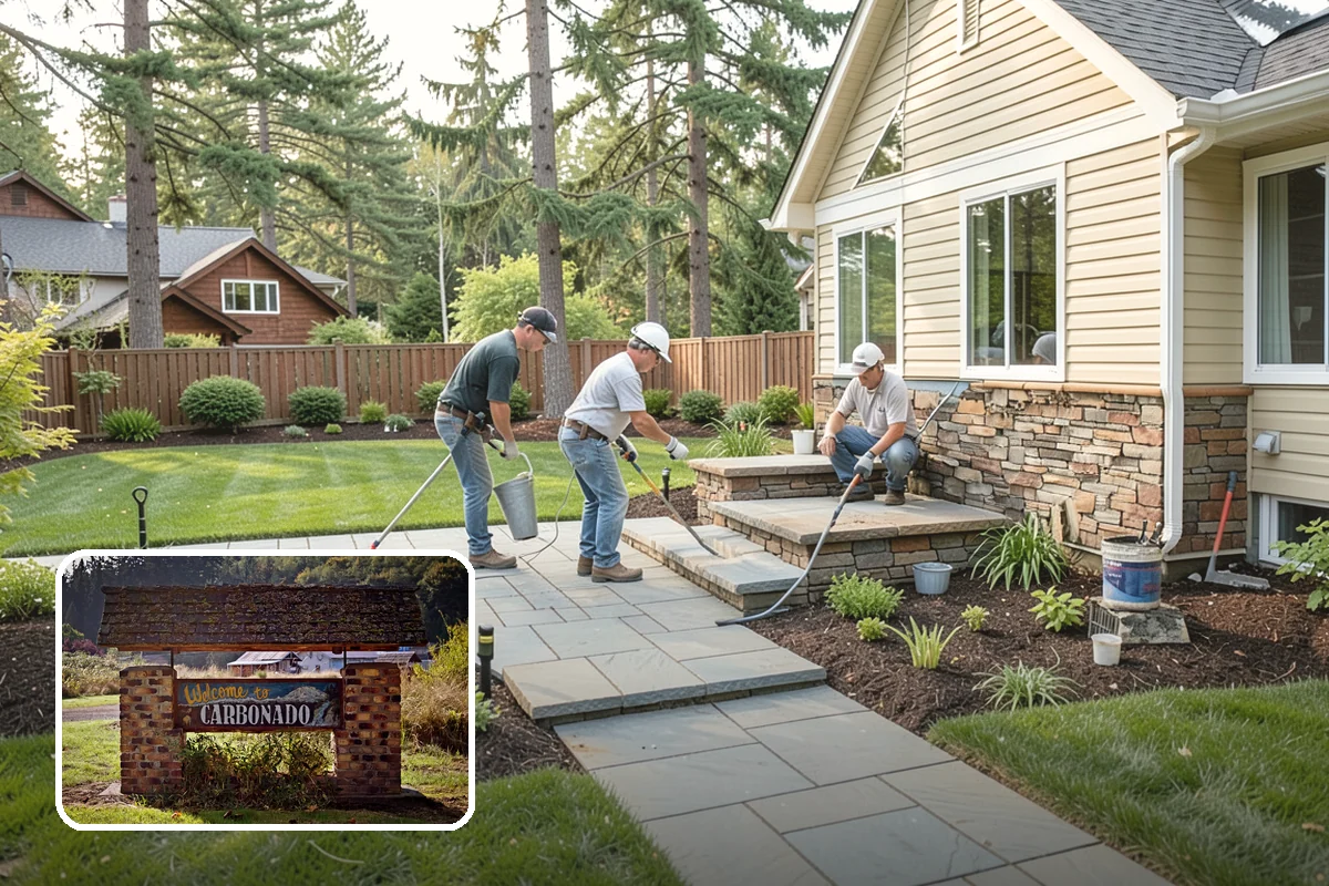 Garden Bed Renovation in Carbonado, Pierce County, WA - Corrects drainage problems caused by compacted clay and steady rainfall