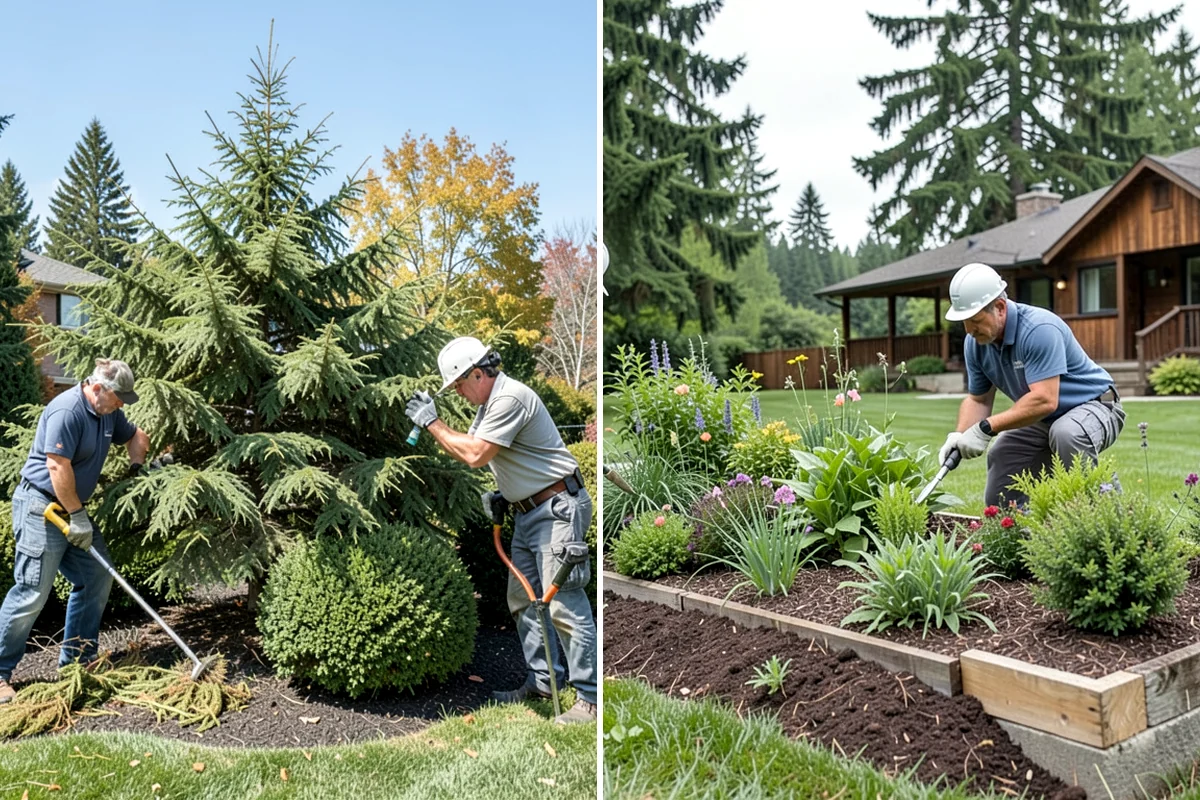 Garden Bed Renovation in Clyde Hill, King County, WA - Assess existing soil, drainage, and plant health on site