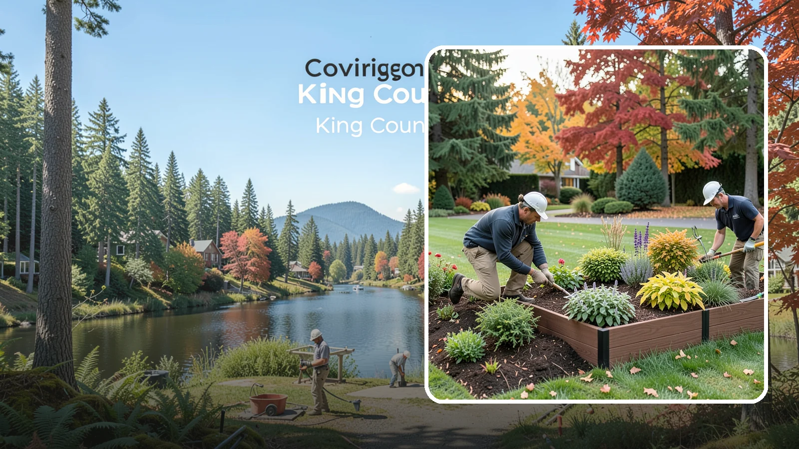 Garden Bed Renovation in Covington, King County, WA - We rebuild tired, overgrown Puget Sound garden beds into healthy, well-drained planting spaces that thrive in the Pacific...