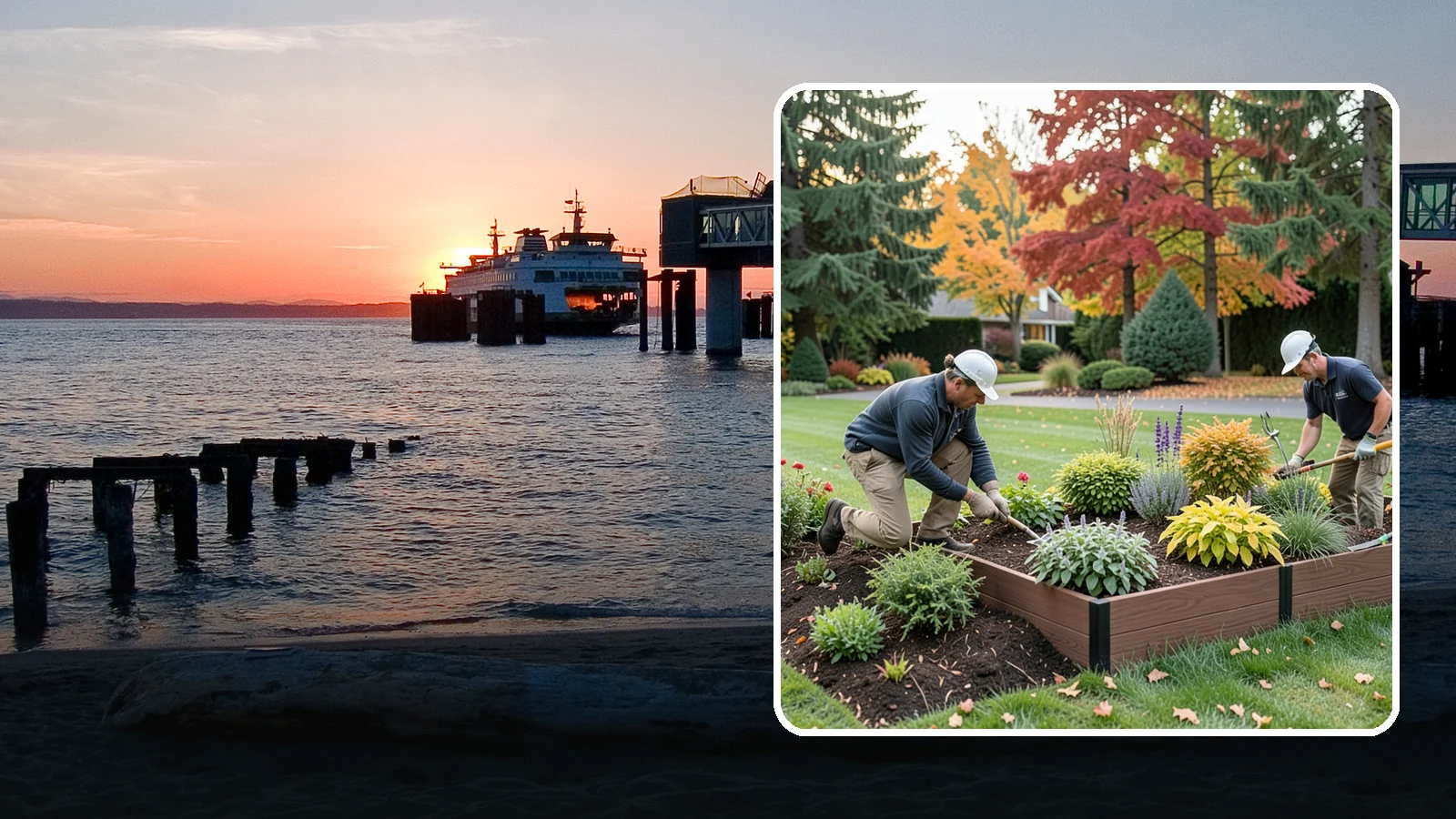 Garden Bed Renovation in Edmonds, Snohomish County, WA - We rebuild tired, overgrown Puget Sound garden beds into healthy, well-drained planting spaces that thrive in the Pacific...
