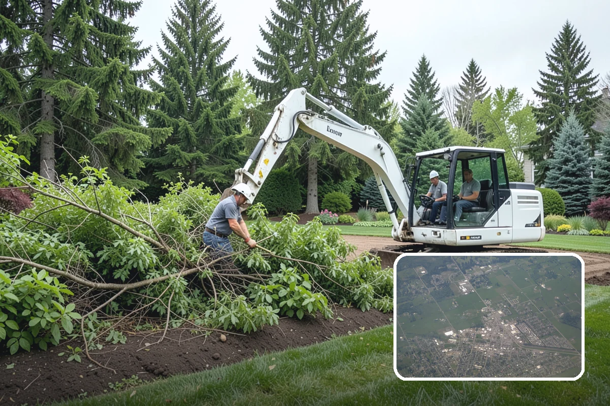Garden Bed Renovation in Enumclaw, King County, WA - Corrects drainage problems caused by compacted clay and steady rainfall