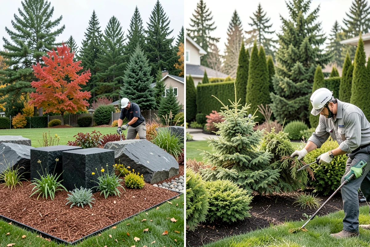 Garden Bed Renovation in Enumclaw, King County, WA - Assess existing soil, drainage, and plant health on site