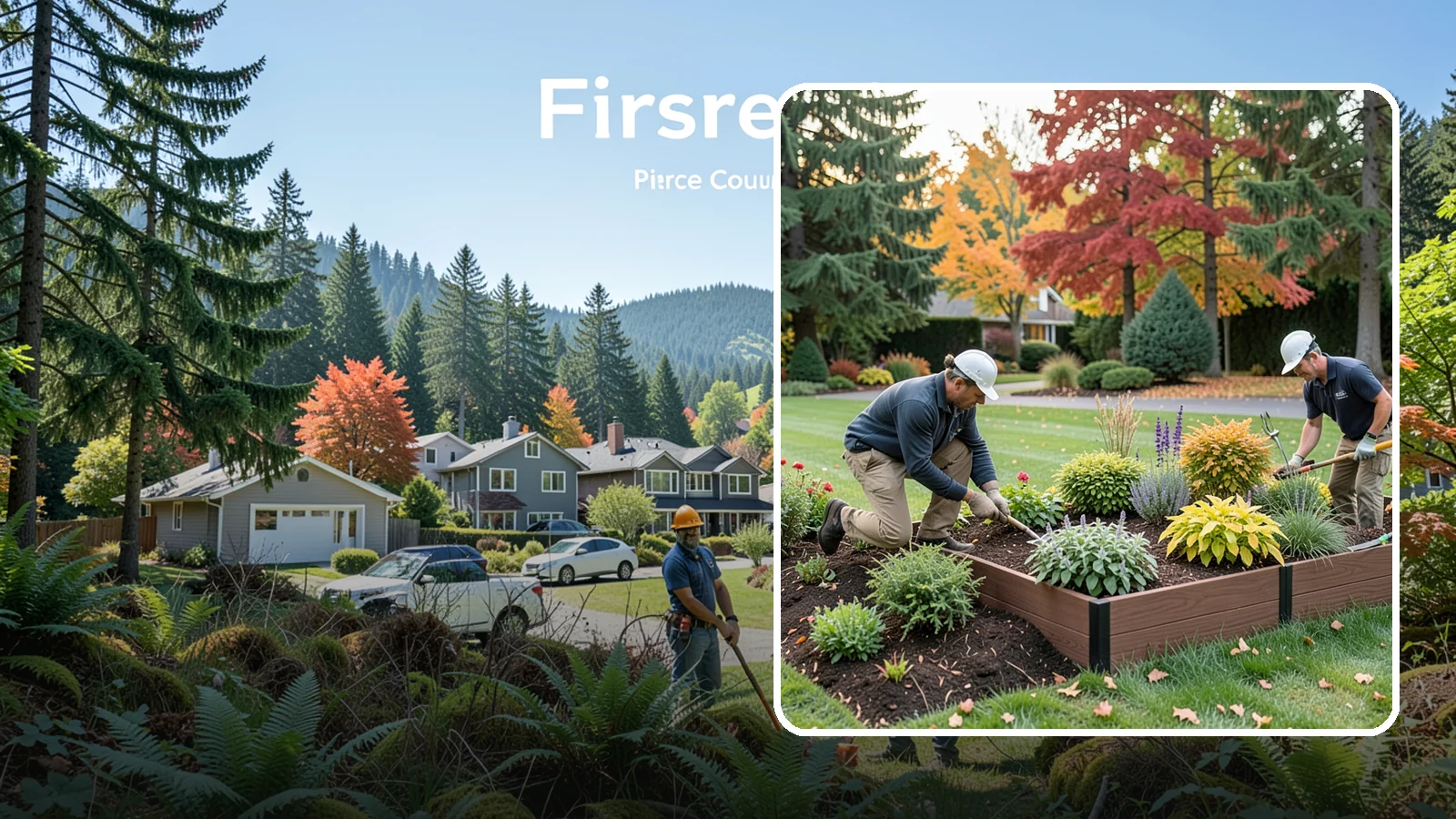 Garden Bed Renovation in Fircrest, Pierce County, WA - We rebuild tired, overgrown Puget Sound garden beds into healthy, well-drained planting spaces that thrive in the Pacific...