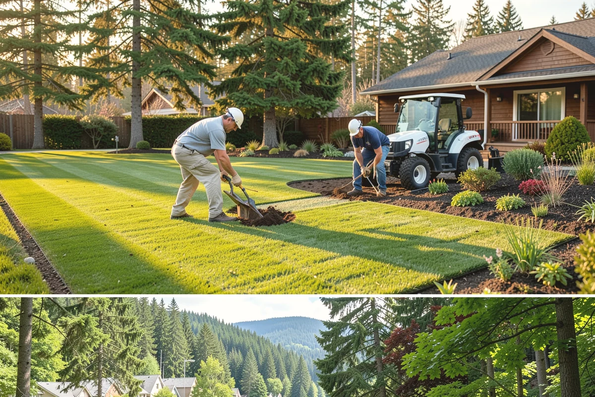 Garden Bed Renovation in Lake Forest Park, King County, WA - Best tackled in early fall or spring when Puget Sound soils are workable but not waterlogged, giving new plantings time to root...
