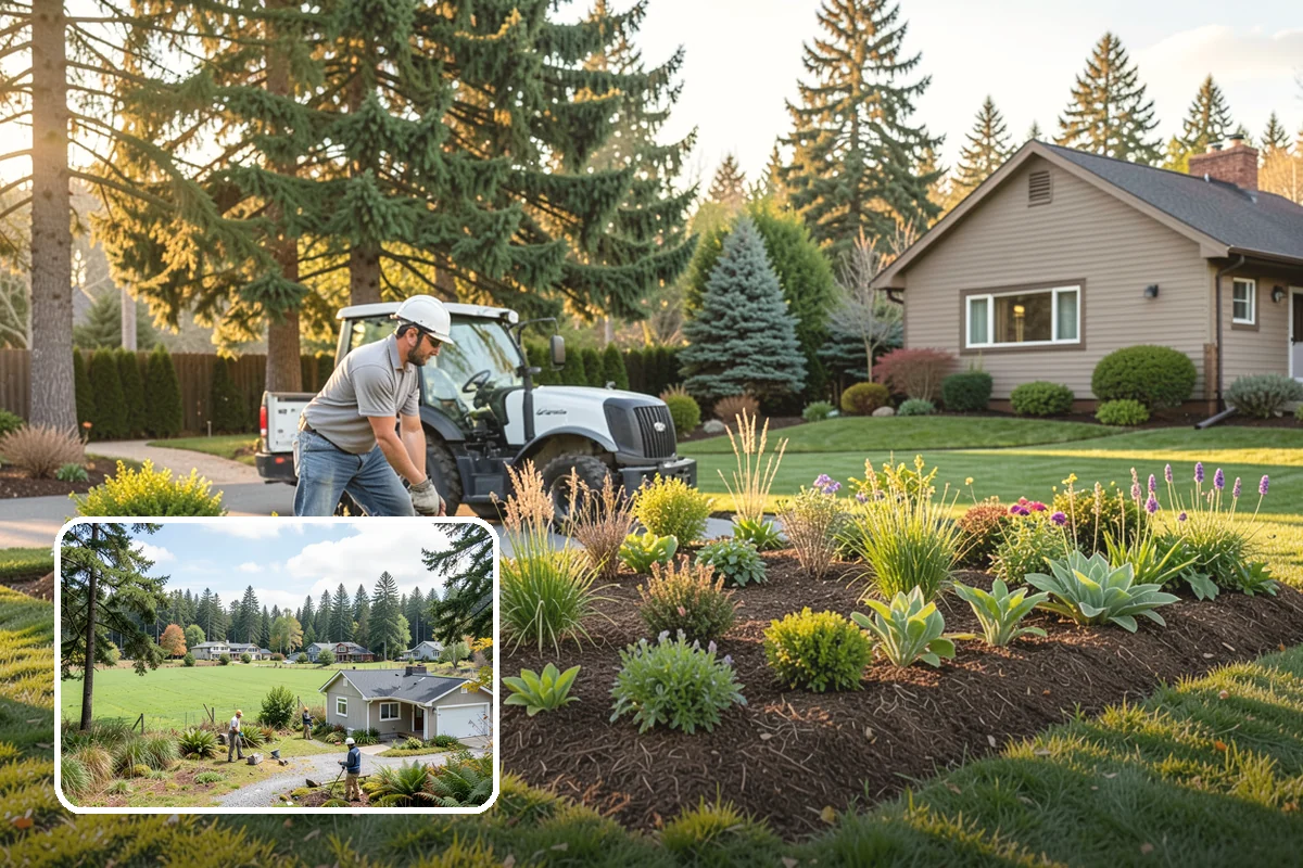 Garden Bed Renovation in Lyman, Skagit County, WA - Corrects drainage problems caused by compacted clay and steady rainfall
