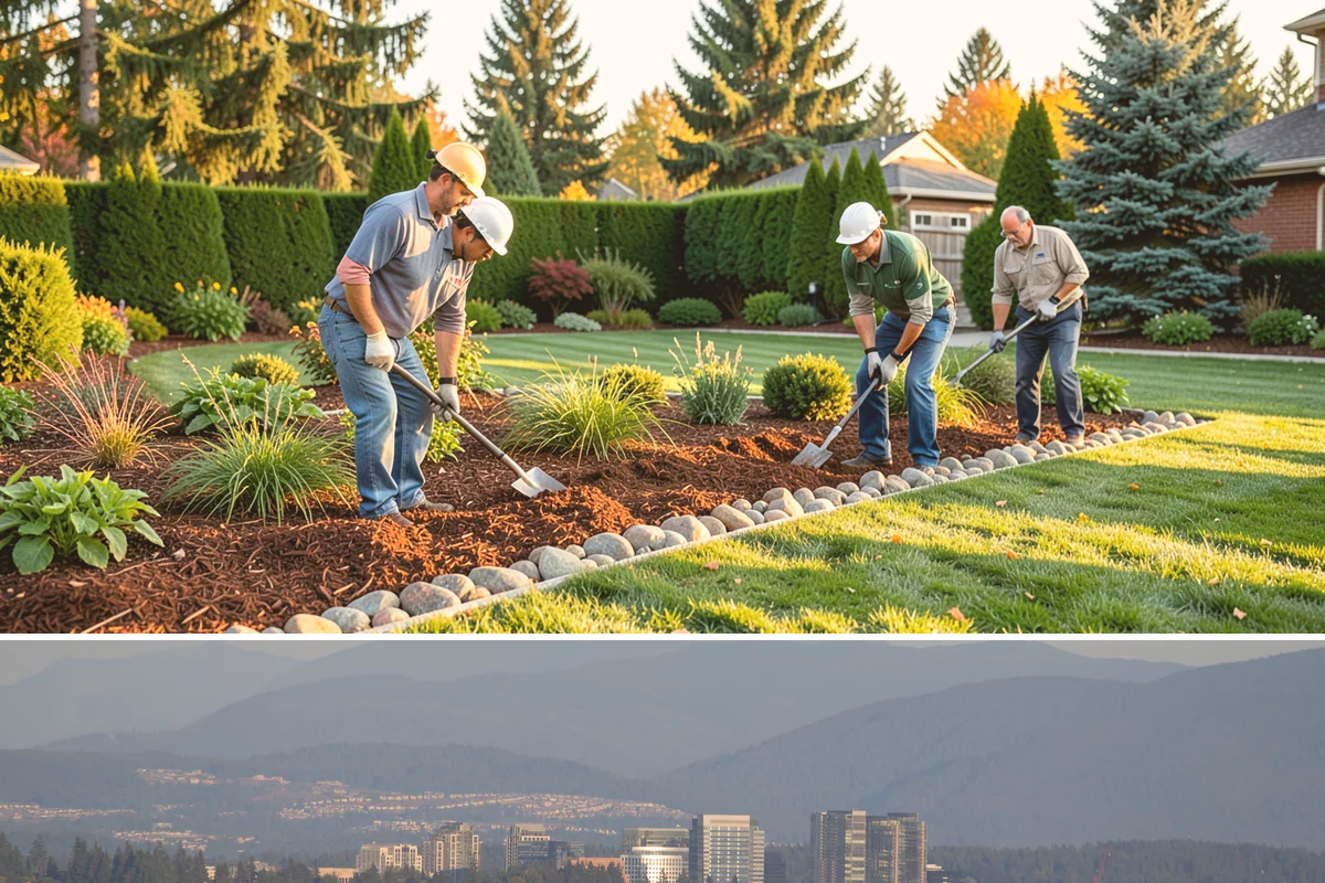 Garden Bed Renovation in Medina, King County, WA - Best tackled in early fall or spring when Puget Sound soils are workable but not waterlogged, giving new plantings time to root...