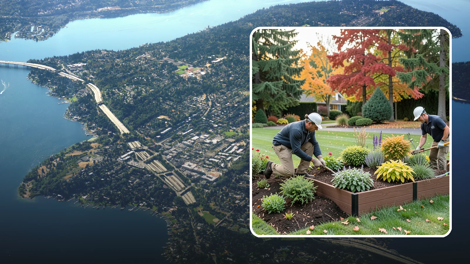 Garden Bed Renovation in Mercer Island, King County, WA - We rebuild tired, overgrown Puget Sound garden beds into healthy, well-drained planting spaces that thrive in the Pacific...