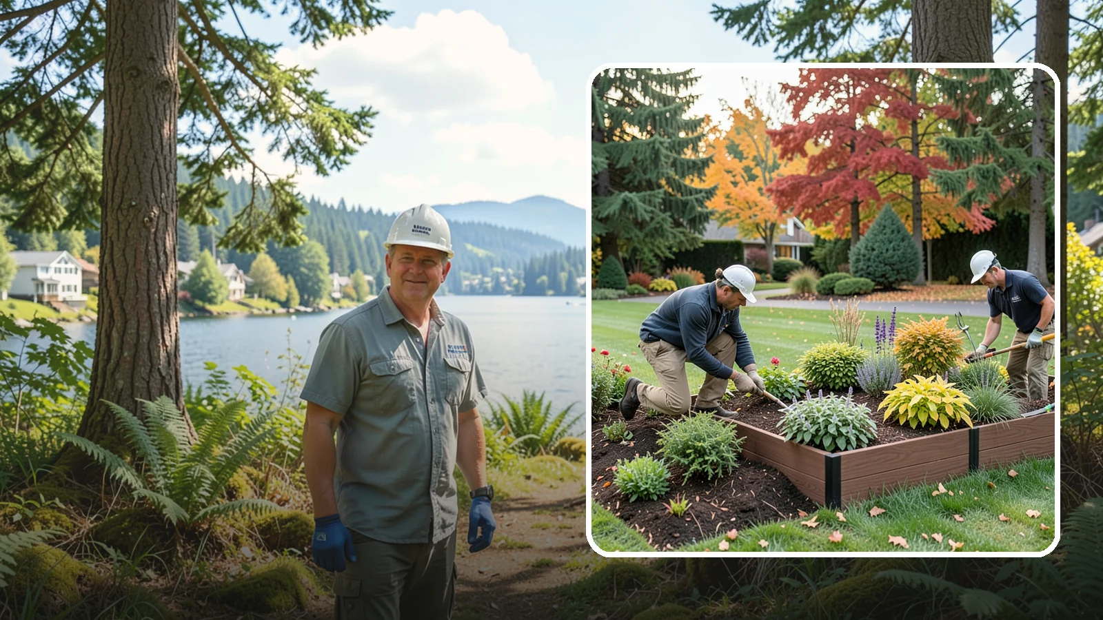 Garden Bed Renovation in Milton, King County, WA - We rebuild tired, overgrown Puget Sound garden beds into healthy, well-drained planting spaces that thrive in the Pacific...