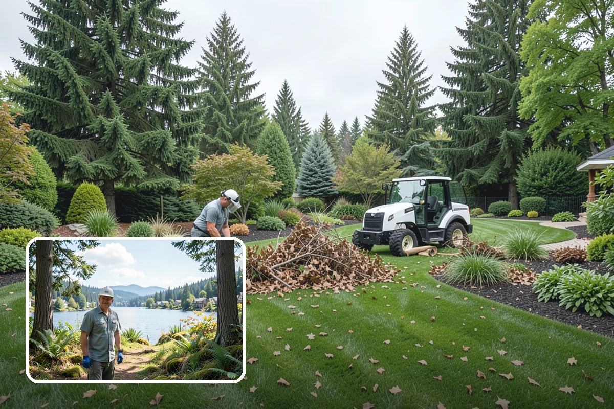 Garden Bed Renovation in Milton, King County, WA - Corrects drainage problems caused by compacted clay and steady rainfall