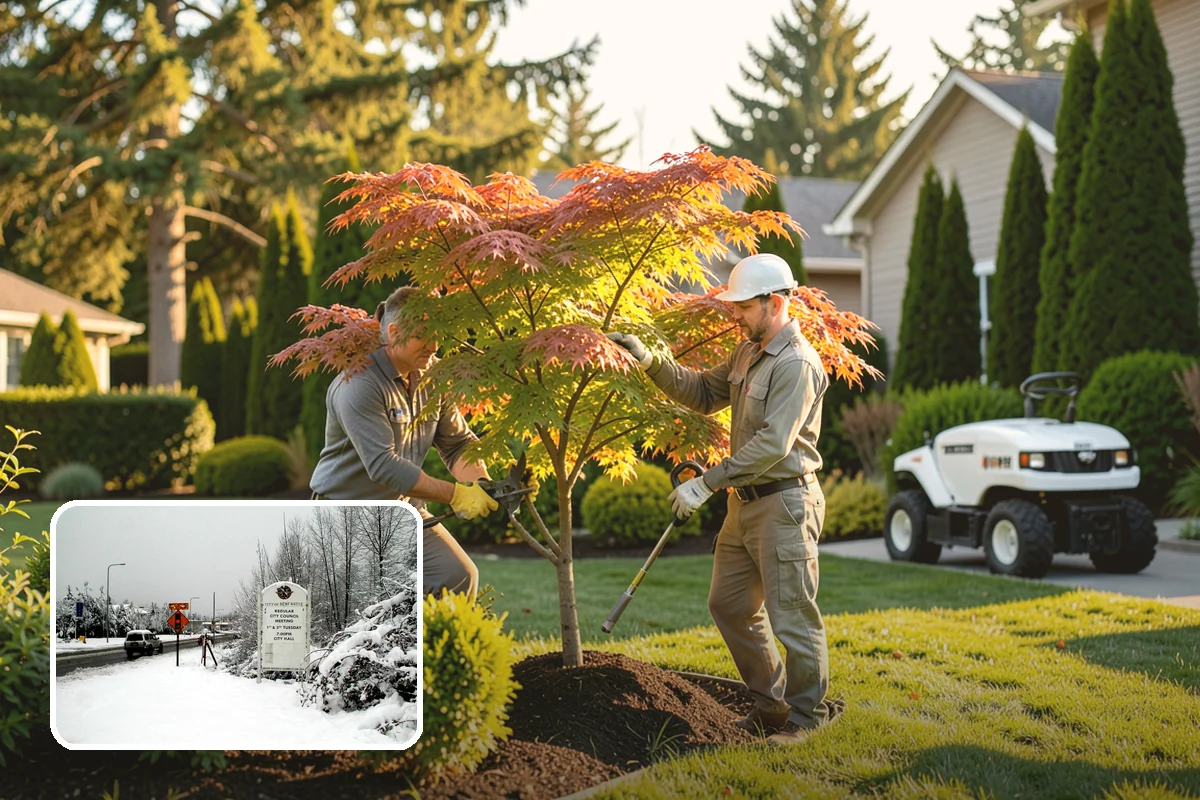 Garden Bed Renovation in Newcastle, King County, WA - Corrects drainage problems caused by compacted clay and steady rainfall