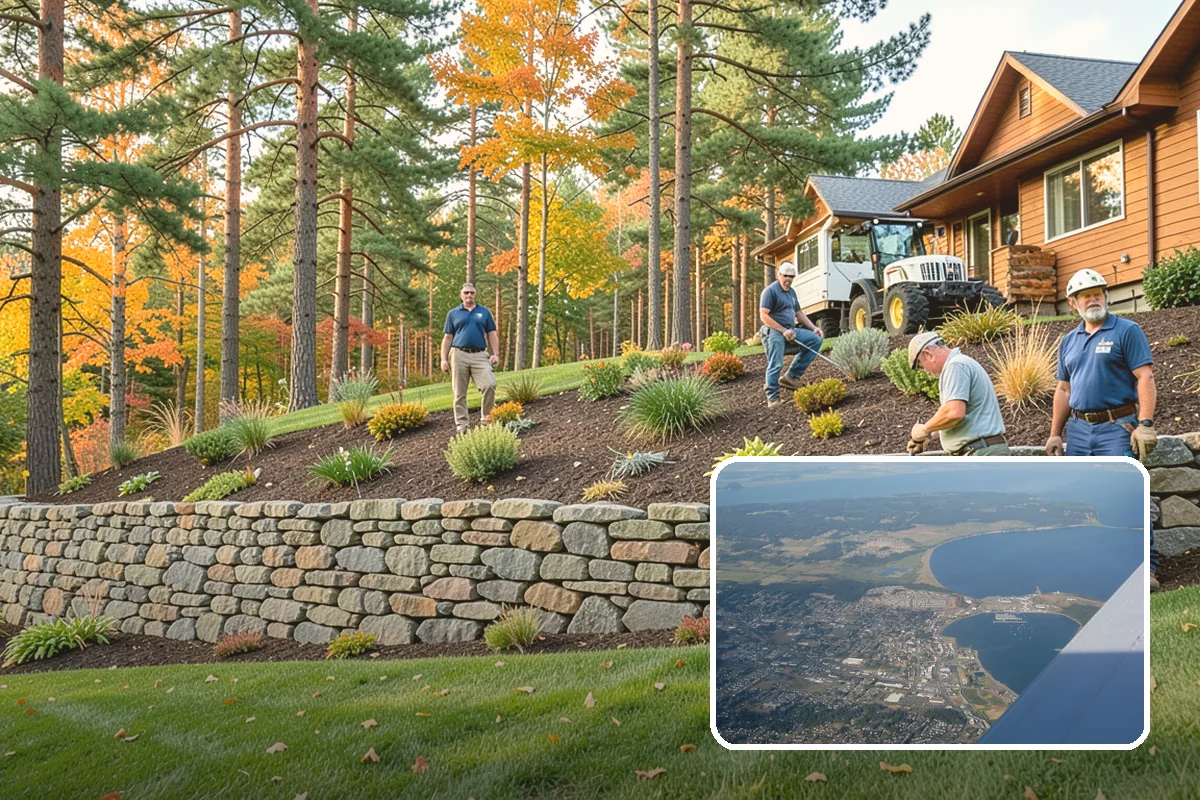Garden Bed Renovation in Oak Harbor, Island County, WA - Corrects drainage problems caused by compacted clay and steady rainfall