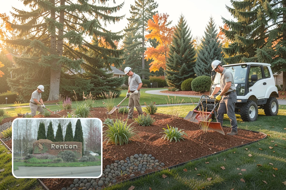 Garden Bed Renovation in Renton, King County, WA - Corrects drainage problems caused by compacted clay and steady rainfall