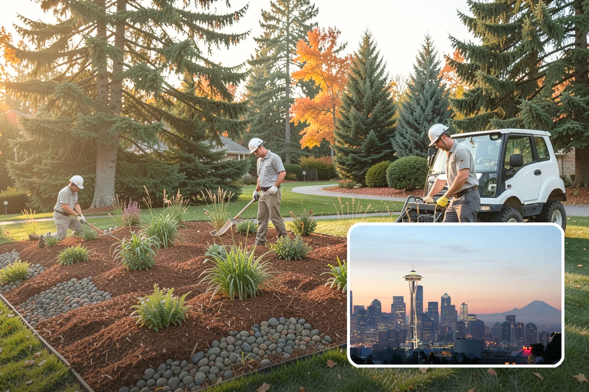 Garden Bed Renovation in Seattle, King County, WA - Corrects drainage problems caused by compacted clay and steady rainfall