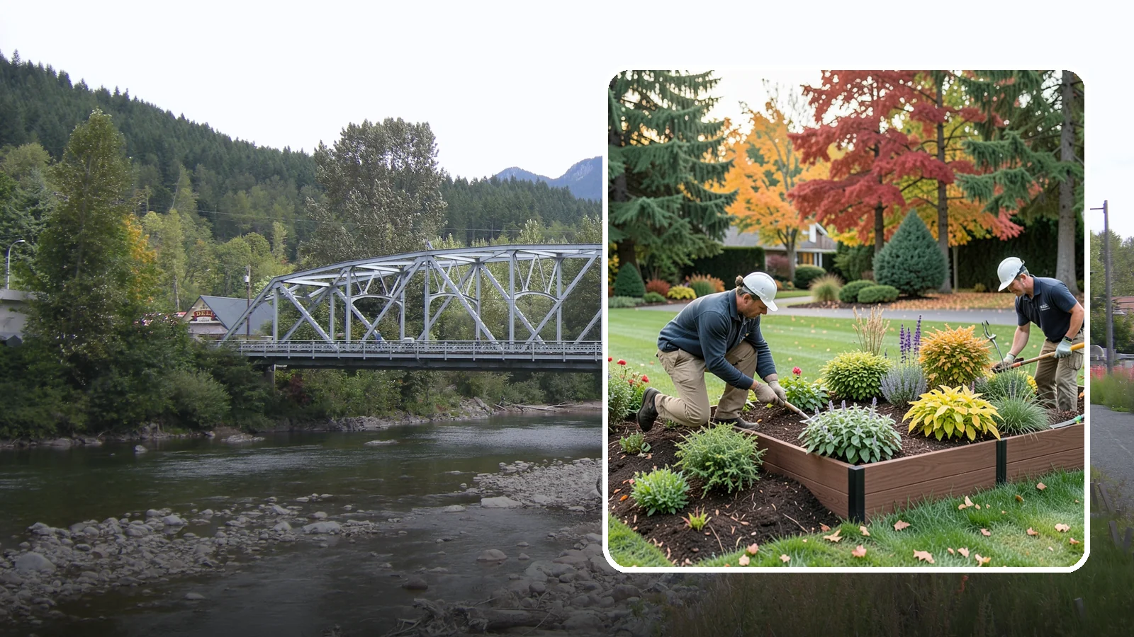 Garden Bed Renovation in Skykomish, King County, WA - We rebuild tired, overgrown Puget Sound garden beds into healthy, well-drained planting spaces that thrive in the Pacific...