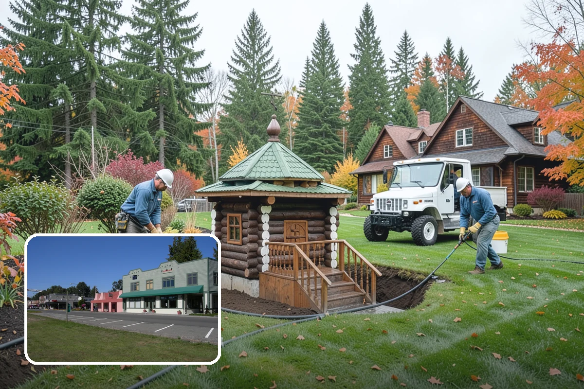 Garden Bed Renovation in Snoqualmie, King County, WA - Corrects drainage problems caused by compacted clay and steady rainfall