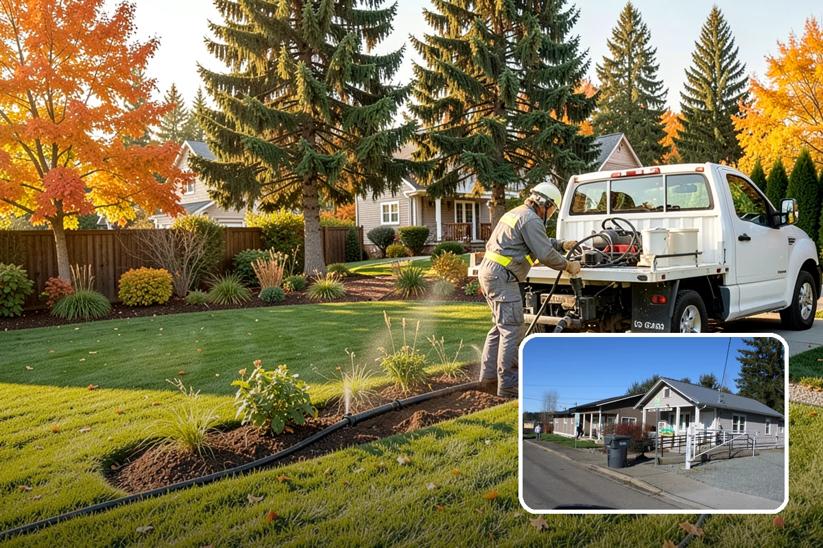 Garden Bed Renovation in South Prairie, Pierce County, WA - Corrects drainage problems caused by compacted clay and steady rainfall
