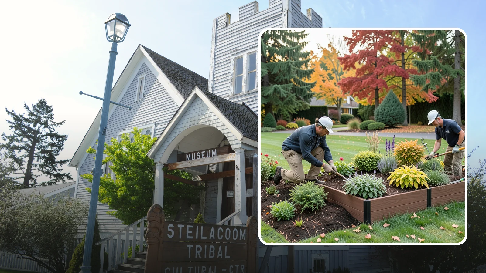 Garden Bed Renovation in Steilacoom, Pierce County, WA - We rebuild tired, overgrown Puget Sound garden beds into healthy, well-drained planting spaces that thrive in the Pacific...