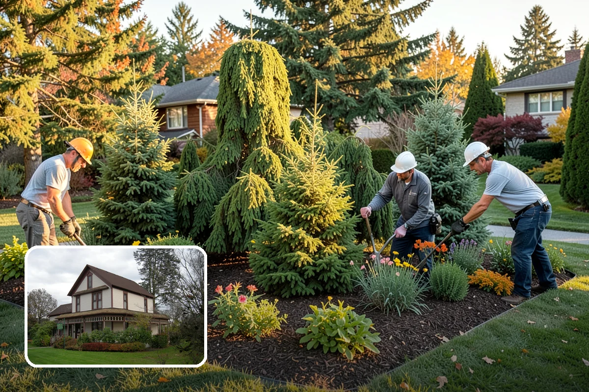 Garden Bed Renovation in Sumner, Pierce County, WA - Corrects drainage problems caused by compacted clay and steady rainfall