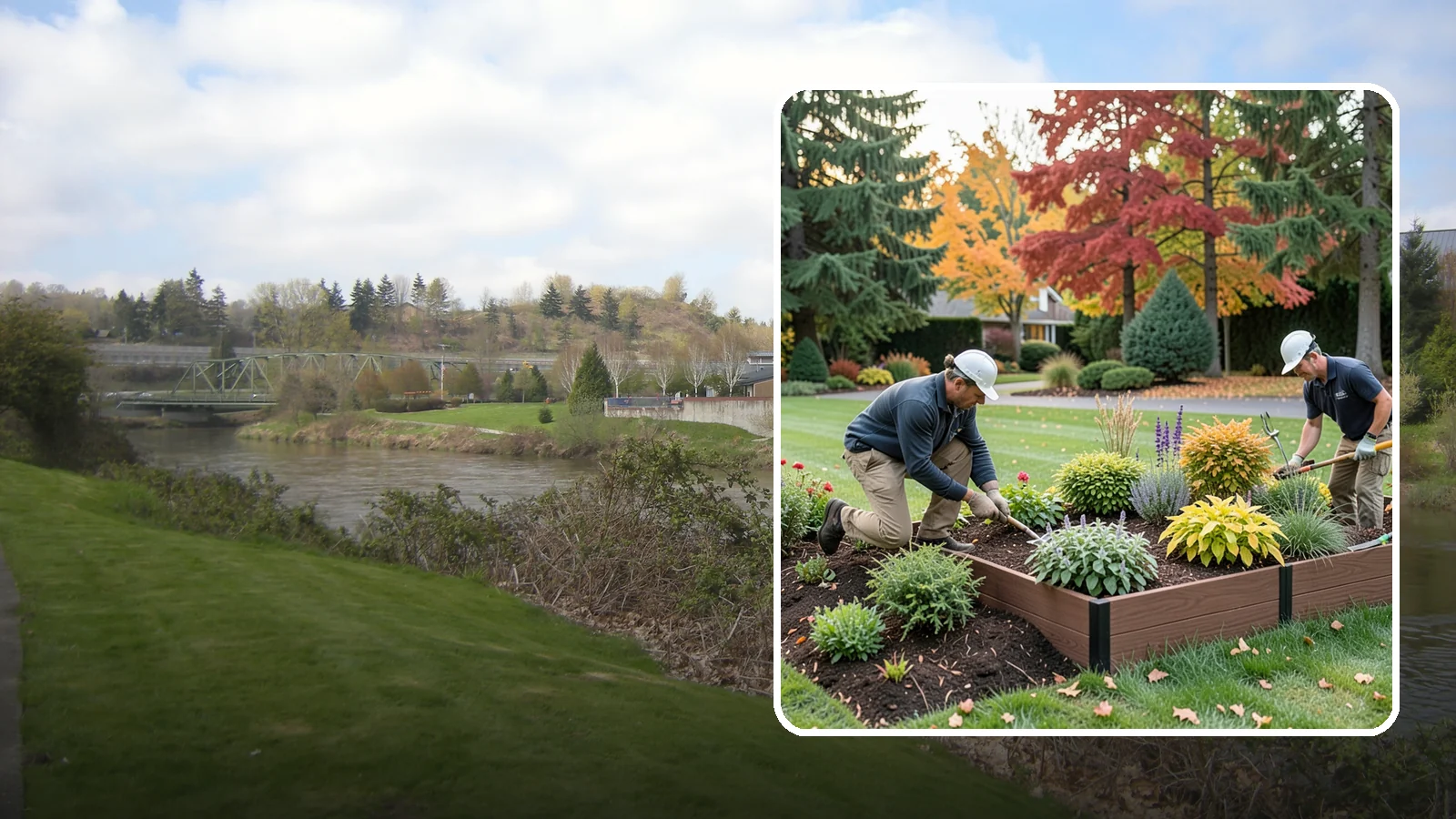 Garden Bed Renovation in Tukwila, King County, WA - We rebuild tired, overgrown Puget Sound garden beds into healthy, well-drained planting spaces that thrive in the Pacific...