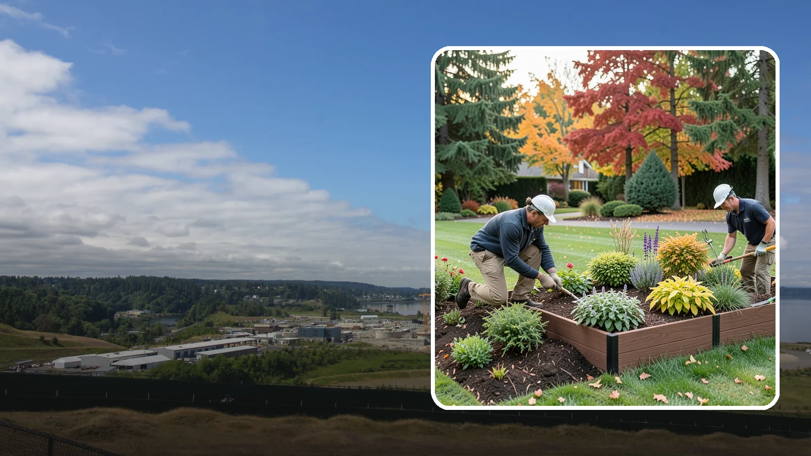 Garden Bed Renovation in University Place, Pierce County, WA - We rebuild tired, overgrown Puget Sound garden beds into healthy, well-drained planting spaces that thrive in the Pacific...
