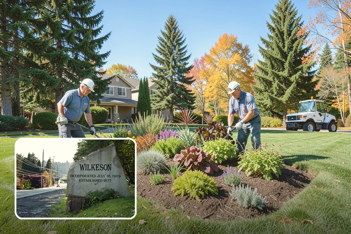 Garden Bed Renovation in Wilkeson, Pierce County, WA - Corrects drainage problems caused by compacted clay and steady rainfall