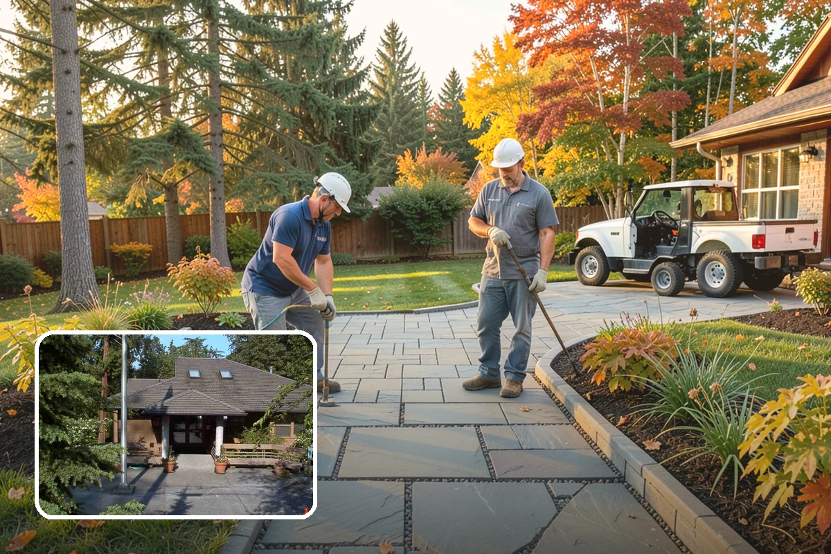 Garden Bed Renovation in Yarrow Point, King County, WA - Corrects drainage problems caused by compacted clay and steady rainfall