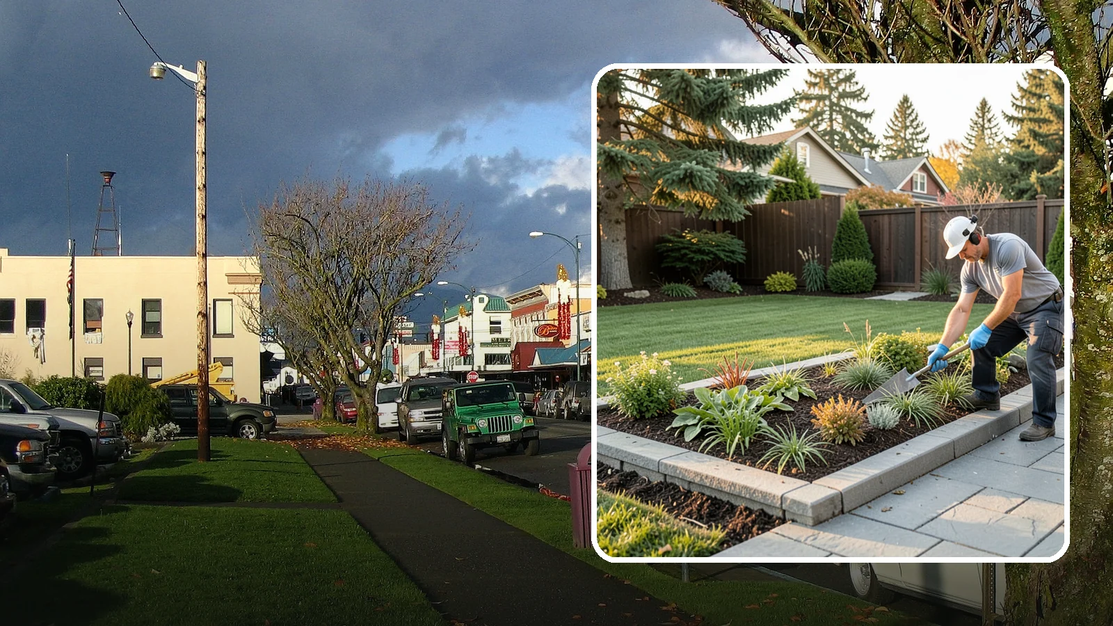 Garden Edging in Arlington, Snohomish County, WA - We install crisp, durable edging that keeps lawn grasses and aggressive groundcovers from creeping into your Pacific Northwest...
