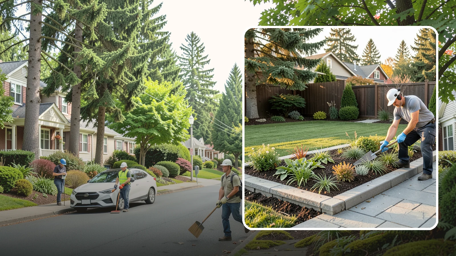 Garden Edging in Beaux Arts Village, King County, WA - We install crisp, durable edging that keeps lawn grasses and aggressive groundcovers from creeping into your Pacific Northwest...