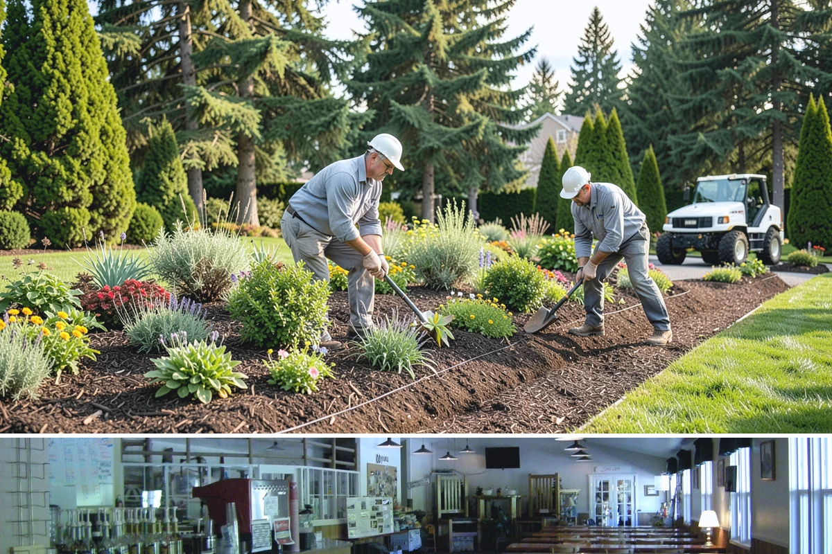 Garden Edging in Black Diamond, King County, WA - Ideal in spring or fall when the ground is soft enough to cut cleanly yet firm enough to hold a sharp edge through the rainy...