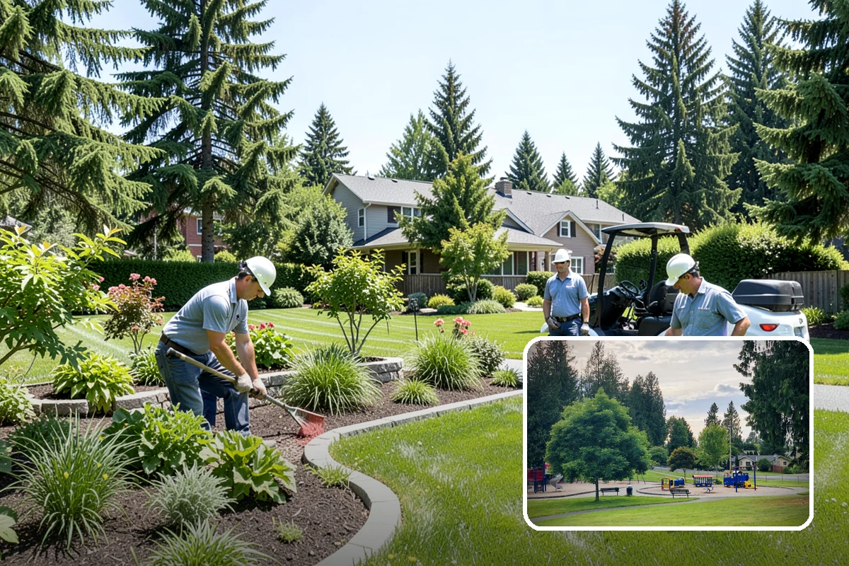 Garden Edging in Bonney Lake, Pierce County, WA - Stops grass and groundcover from invading planting areas