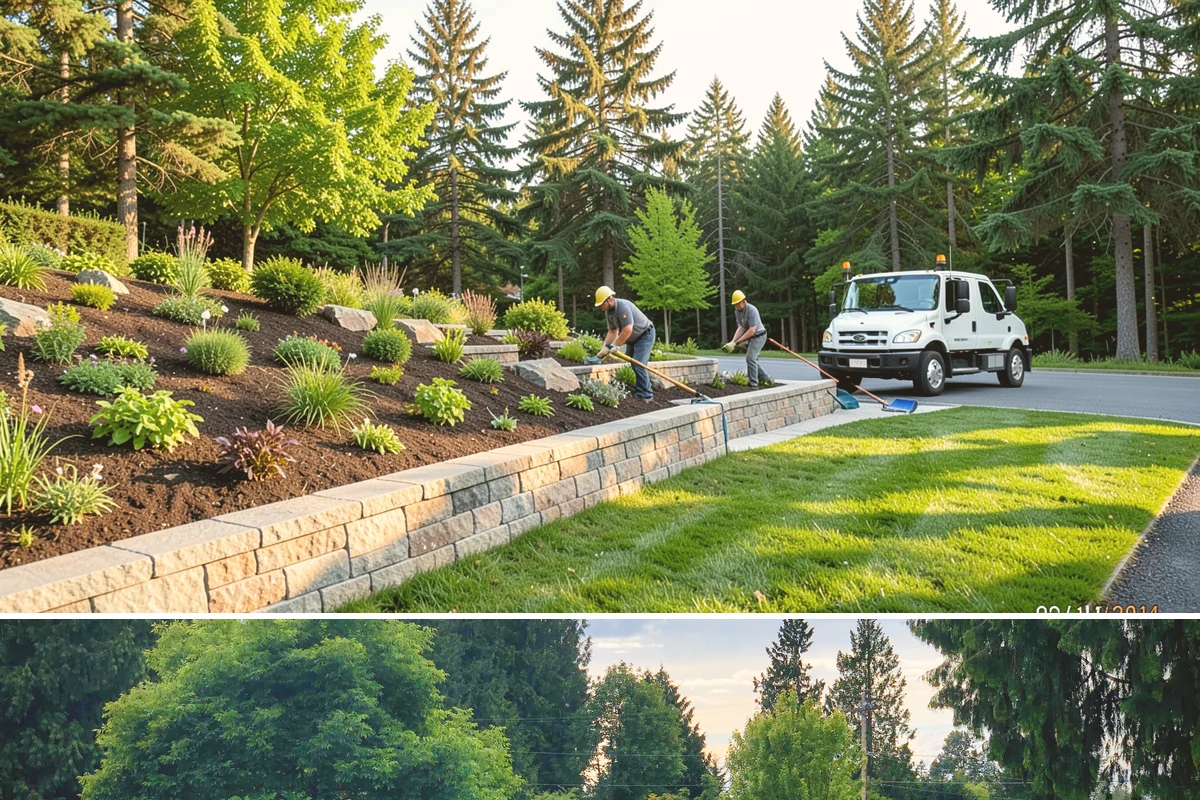 Garden Edging in Bonney Lake, Pierce County, WA - Ideal in spring or fall when the ground is soft enough to cut cleanly yet firm enough to hold a sharp edge through the rainy...