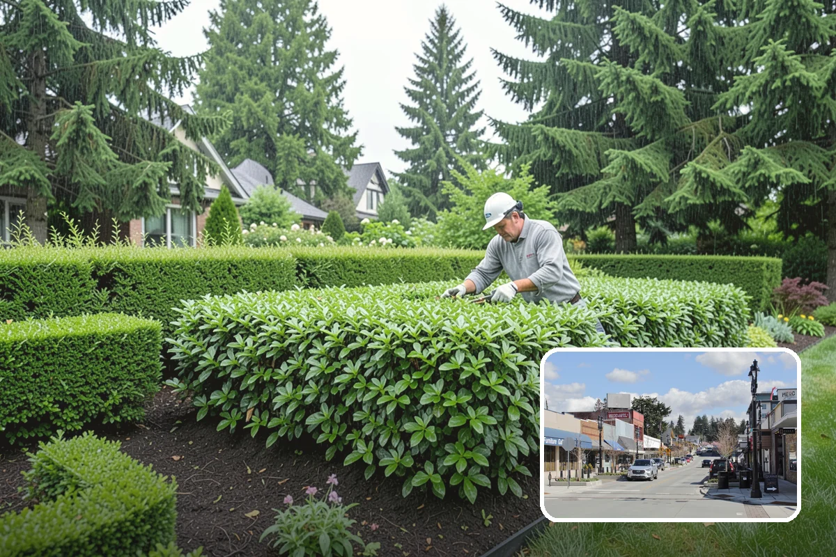 Garden Edging in Bothell, King County, WA - Stops grass and groundcover from invading planting areas