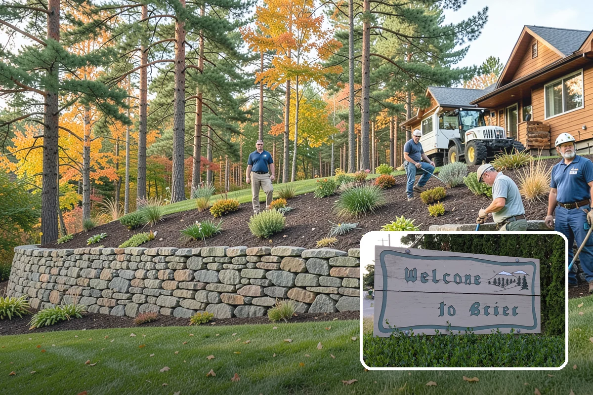 Garden Edging in Brier, Snohomish County, WA - Stops grass and groundcover from invading planting areas