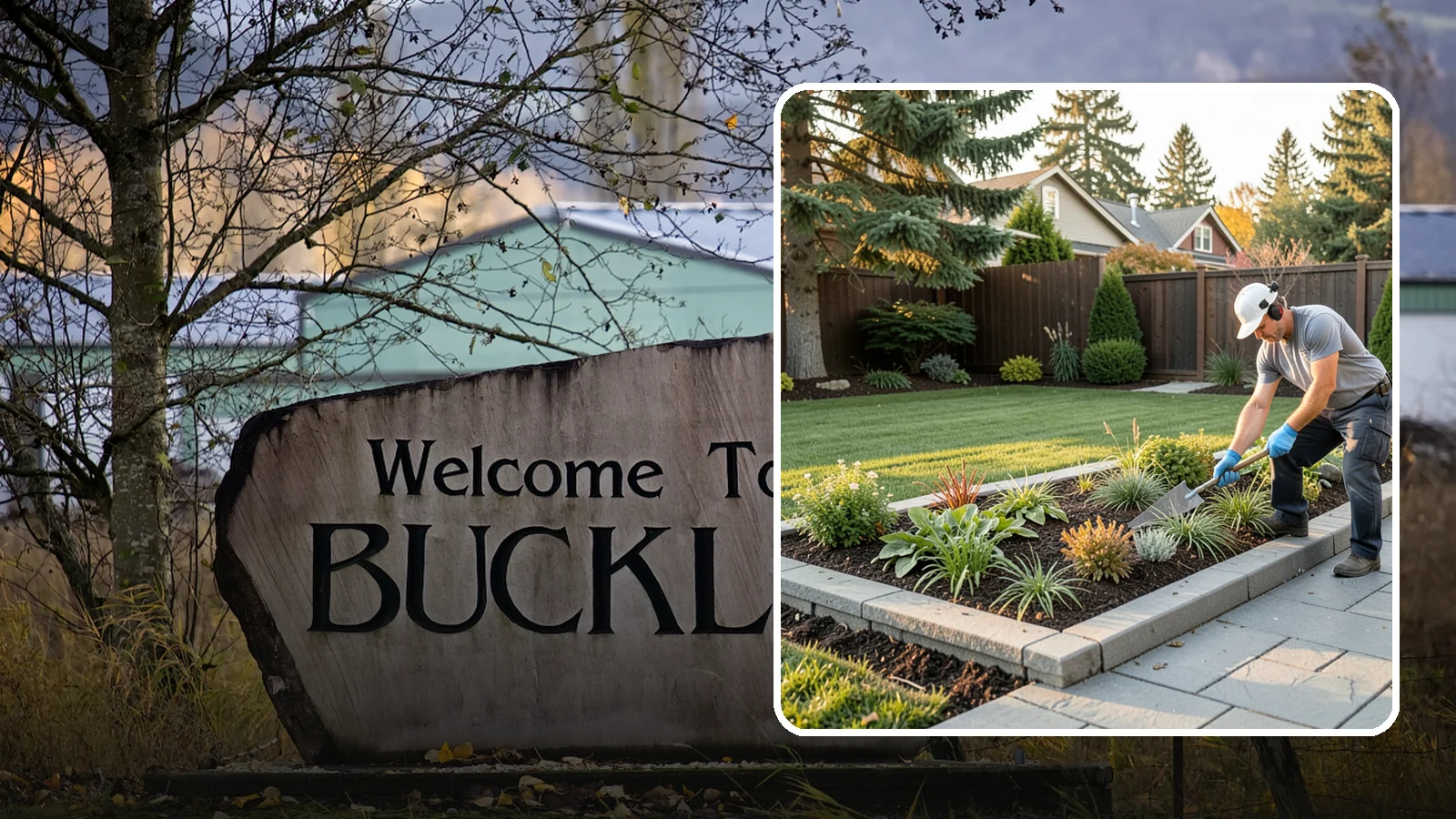 Garden Edging in Buckley, Pierce County, WA - We install crisp, durable edging that keeps lawn grasses and aggressive groundcovers from creeping into your Pacific Northwest...