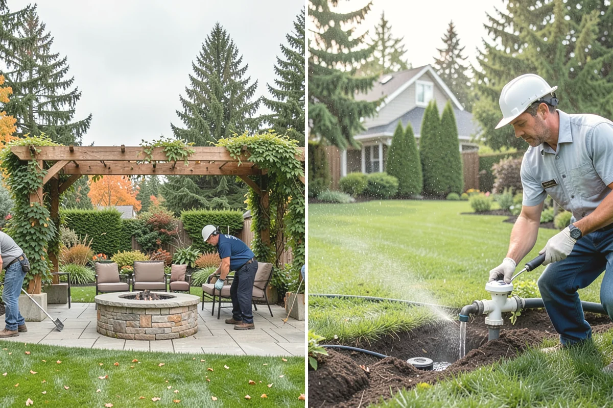 Garden Edging in Burlington, Skagit County, WA - Mark bed lines and confirm edging material with you