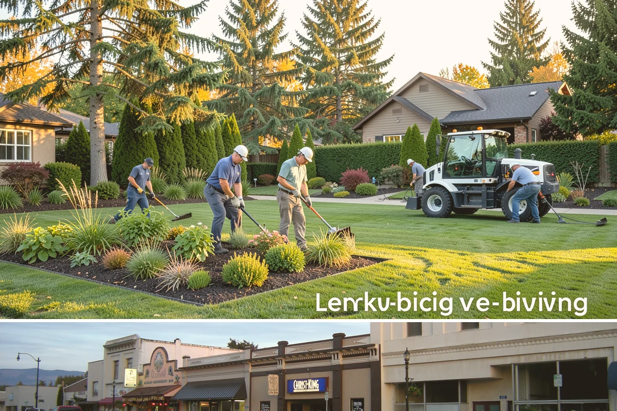Garden Edging in Burlington, Skagit County, WA - Ideal in spring or fall when the ground is soft enough to cut cleanly yet firm enough to hold a sharp edge through the rainy...