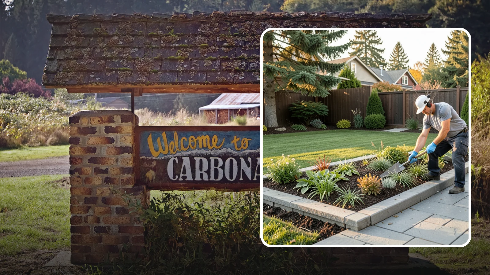 Garden Edging in Carbonado, Pierce County, WA - We install crisp, durable edging that keeps lawn grasses and aggressive groundcovers from creeping into your Pacific Northwest...