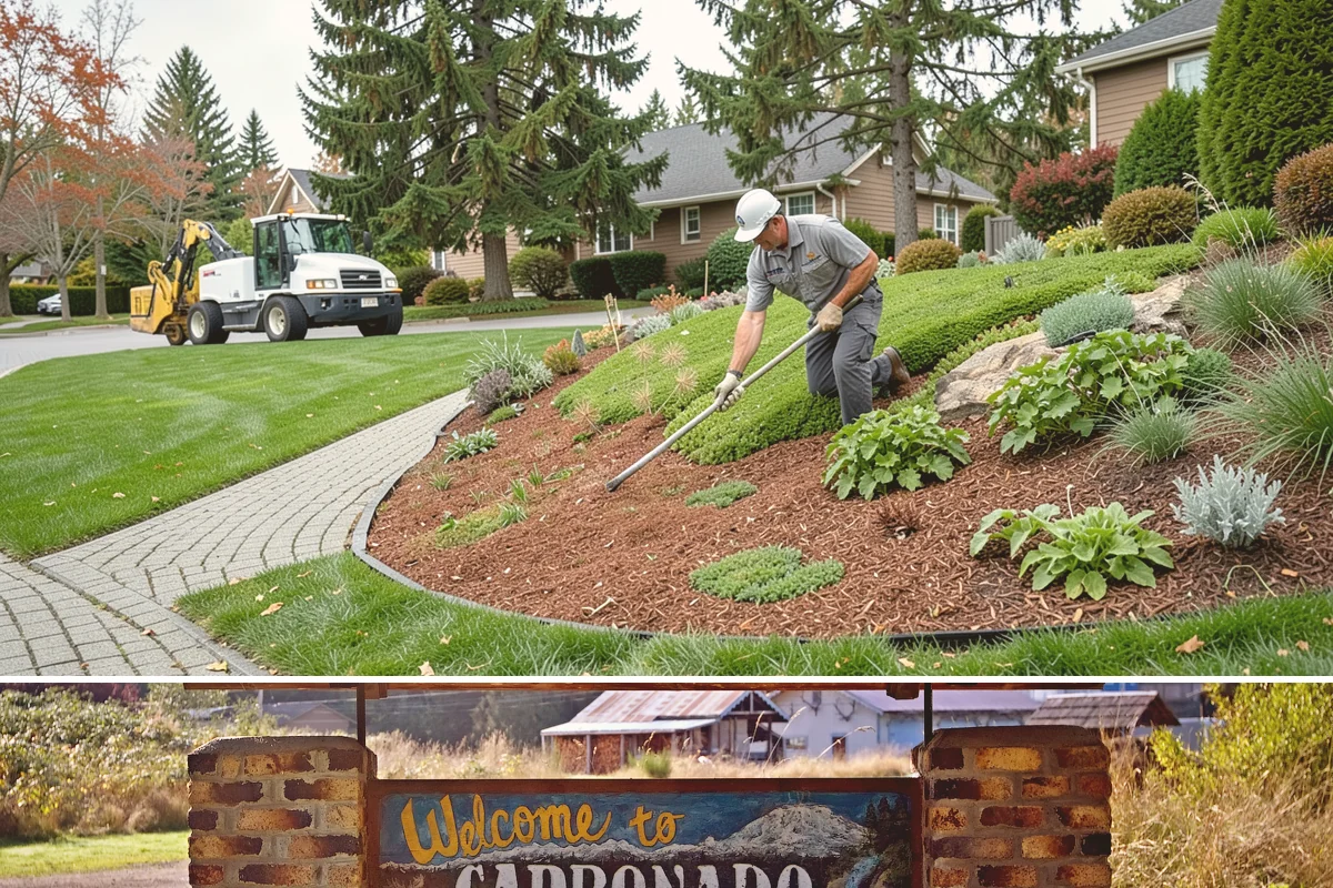 Garden Edging in Carbonado, Pierce County, WA - Ideal in spring or fall when the ground is soft enough to cut cleanly yet firm enough to hold a sharp edge through the rainy...