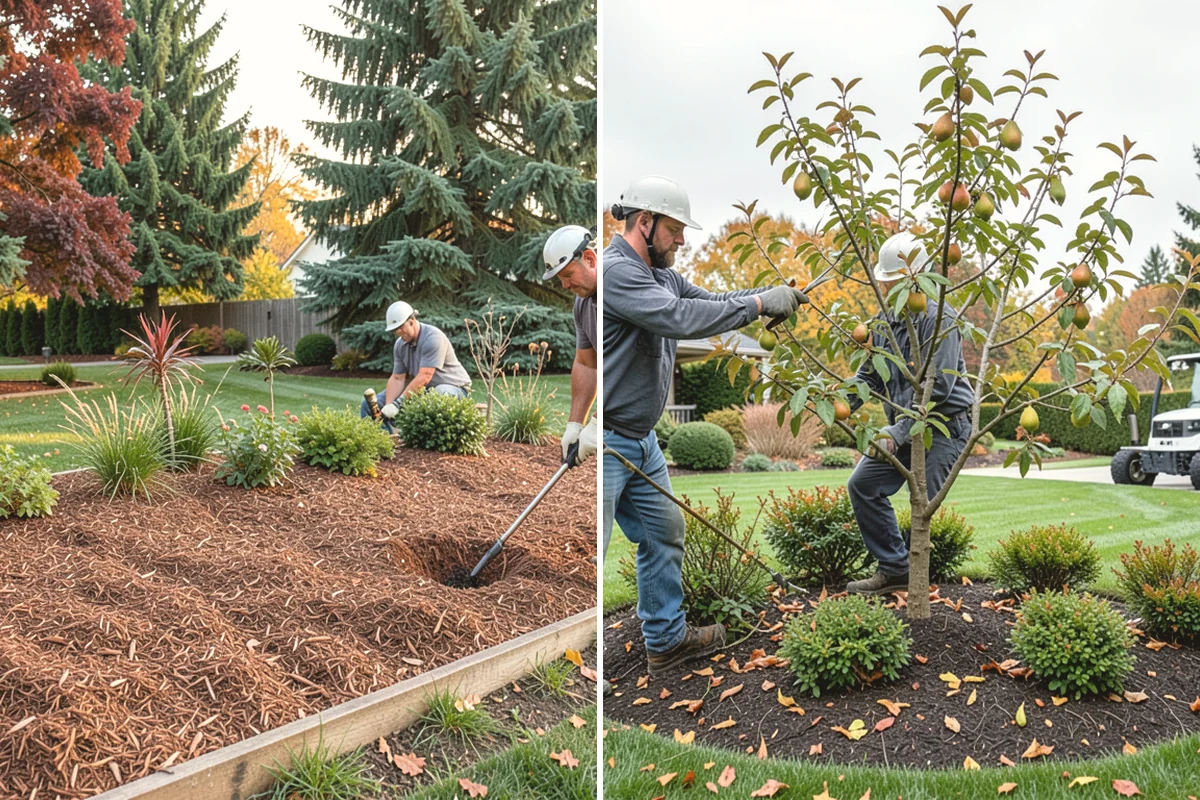Garden Edging in Carnation, King County, WA - Mark bed lines and confirm edging material with you