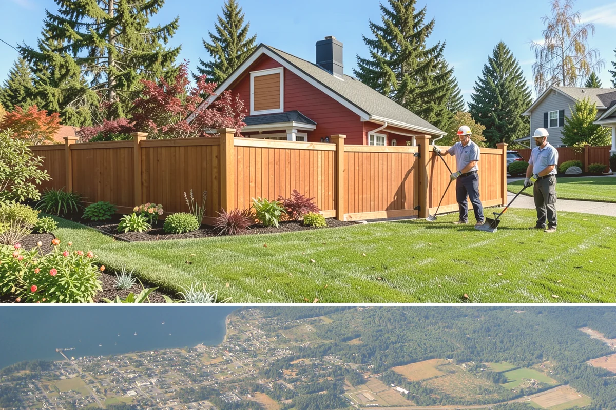 Garden Edging in Coupeville, Island County, WA - Ideal in spring or fall when the ground is soft enough to cut cleanly yet firm enough to hold a sharp edge through the rainy...