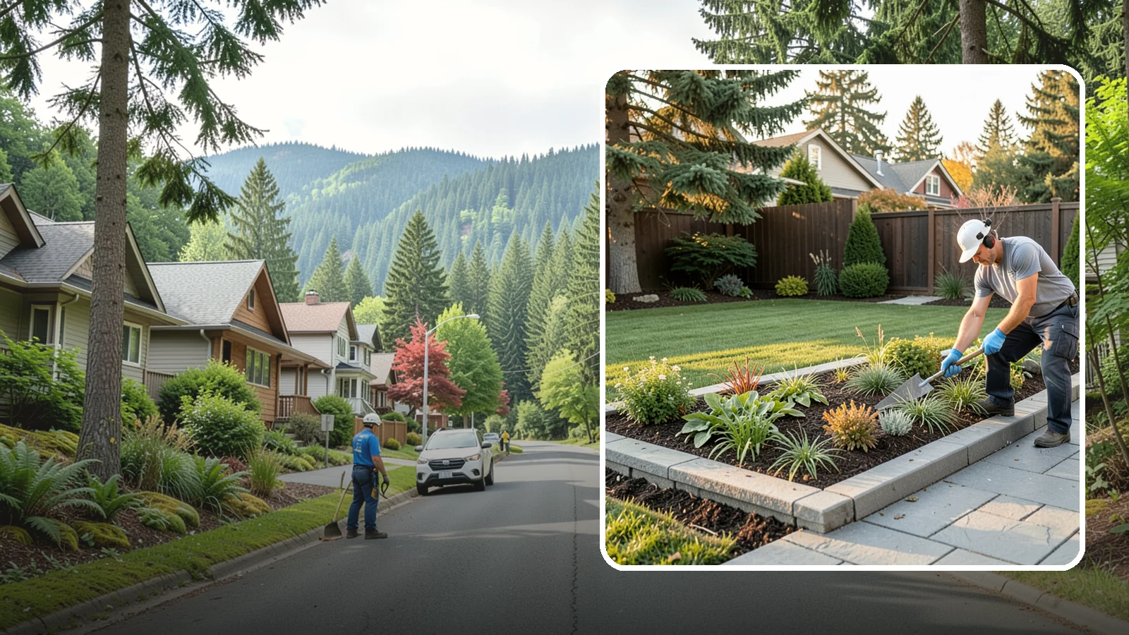 Garden Edging in Darrington, Snohomish County, WA - We install crisp, durable edging that keeps lawn grasses and aggressive groundcovers from creeping into your Pacific Northwest...