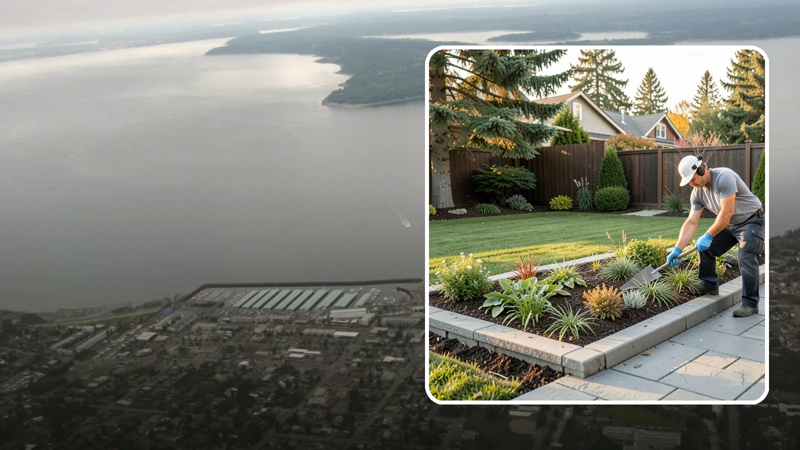 Garden Edging in Des Moines, King County, WA - We install crisp, durable edging that keeps lawn grasses and aggressive groundcovers from creeping into your Pacific Northwest...