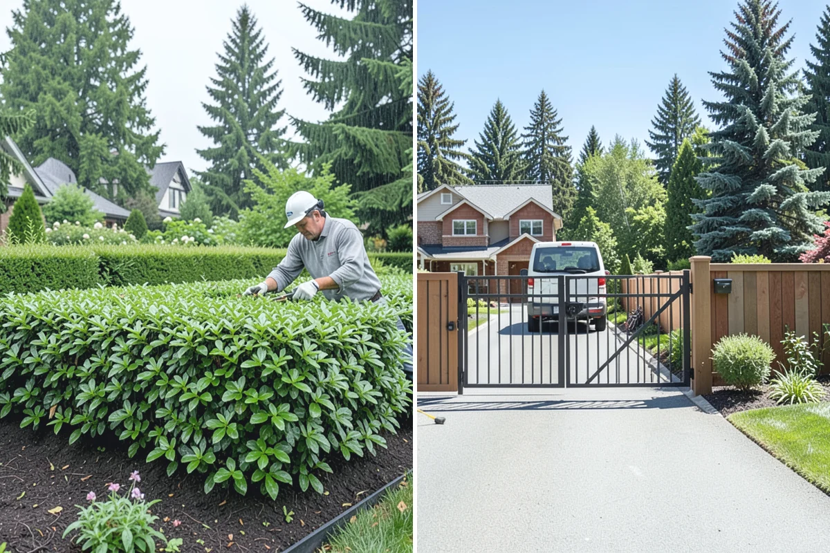 Garden Edging in Des Moines, King County, WA - Mark bed lines and confirm edging material with you