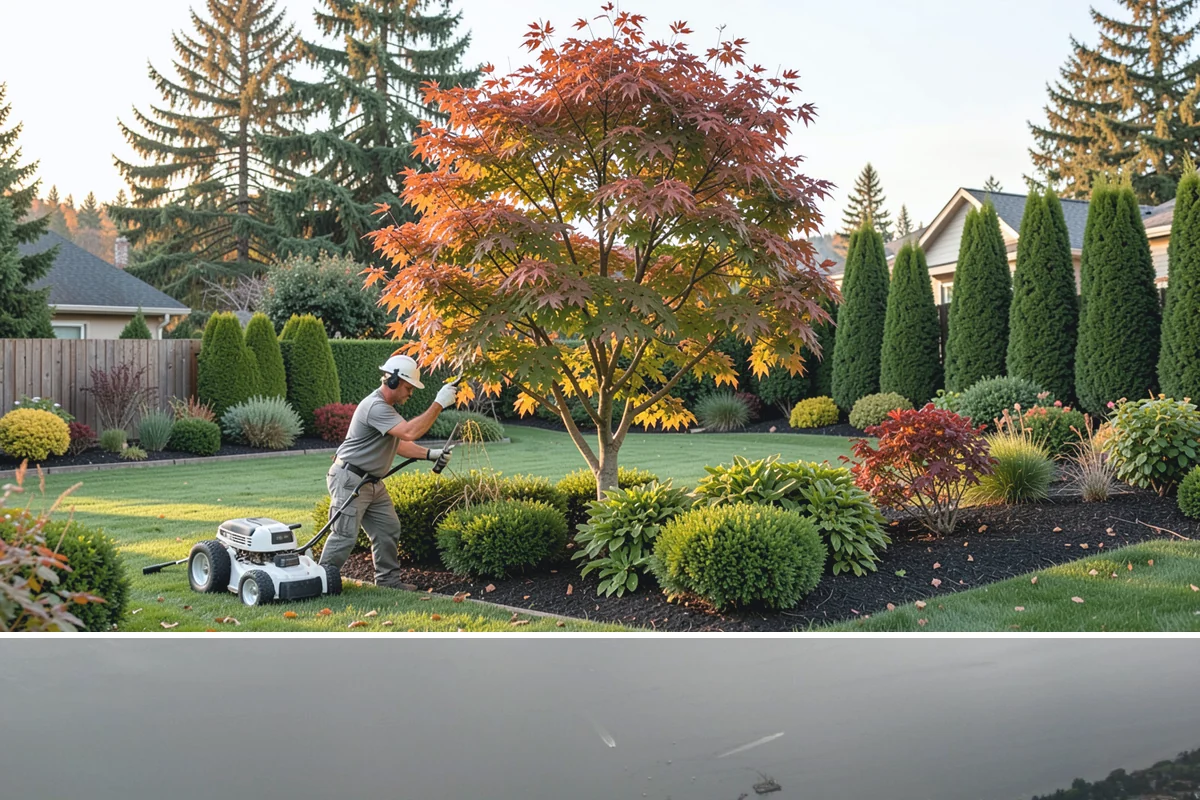 Garden Edging in Des Moines, King County, WA - Ideal in spring or fall when the ground is soft enough to cut cleanly yet firm enough to hold a sharp edge through the rainy...