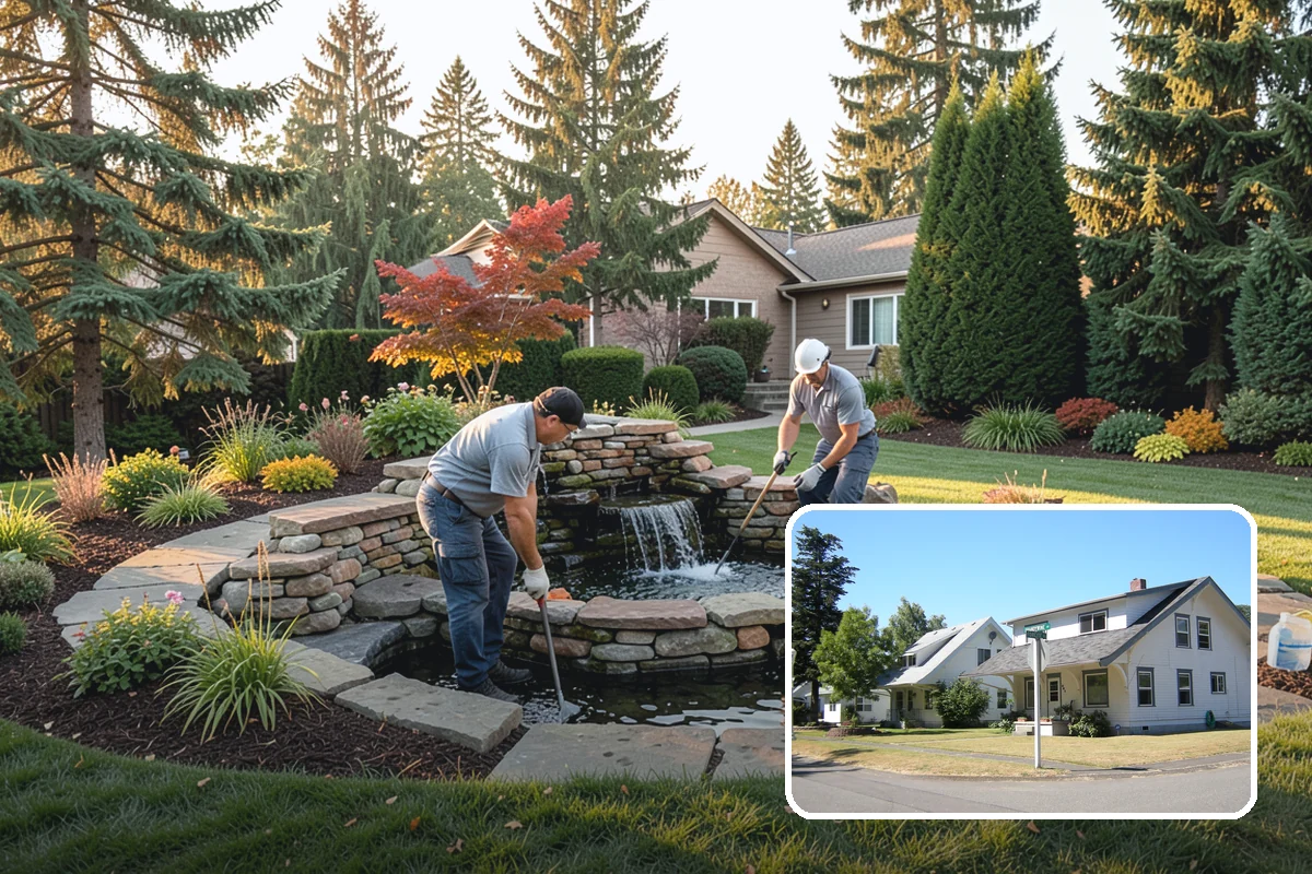 Garden Edging in DuPont, Pierce County, WA - Stops grass and groundcover from invading planting areas