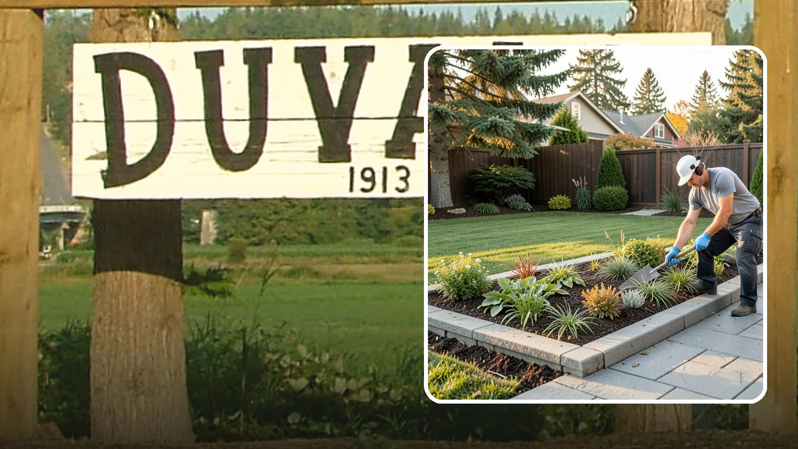 Garden Edging in Duvall, King County, WA - We install crisp, durable edging that keeps lawn grasses and aggressive groundcovers from creeping into your Pacific Northwest...