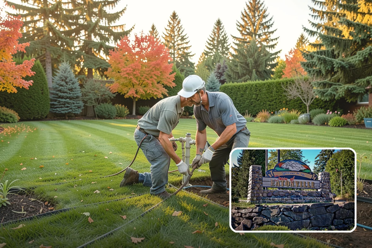 Garden Edging in Eatonville, Pierce County, WA - Stops grass and groundcover from invading planting areas