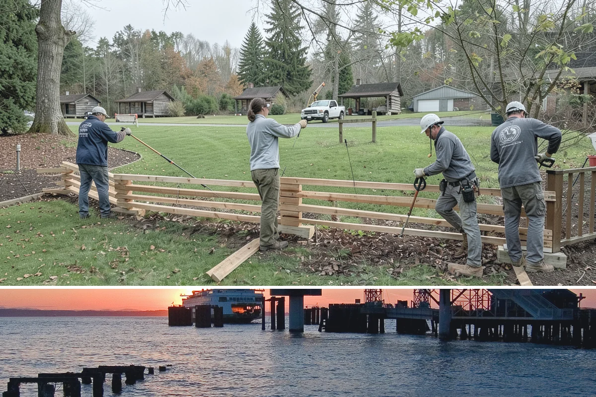 Garden Edging in Edmonds, Snohomish County, WA - Ideal in spring or fall when the ground is soft enough to cut cleanly yet firm enough to hold a sharp edge through the rainy...
