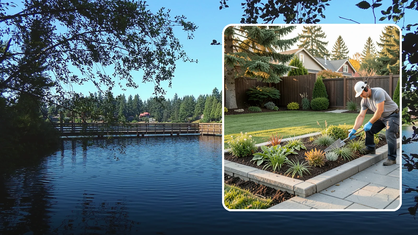 Garden Edging in Federal Way, King County, WA - We install crisp, durable edging that keeps lawn grasses and aggressive groundcovers from creeping into your Pacific Northwest...